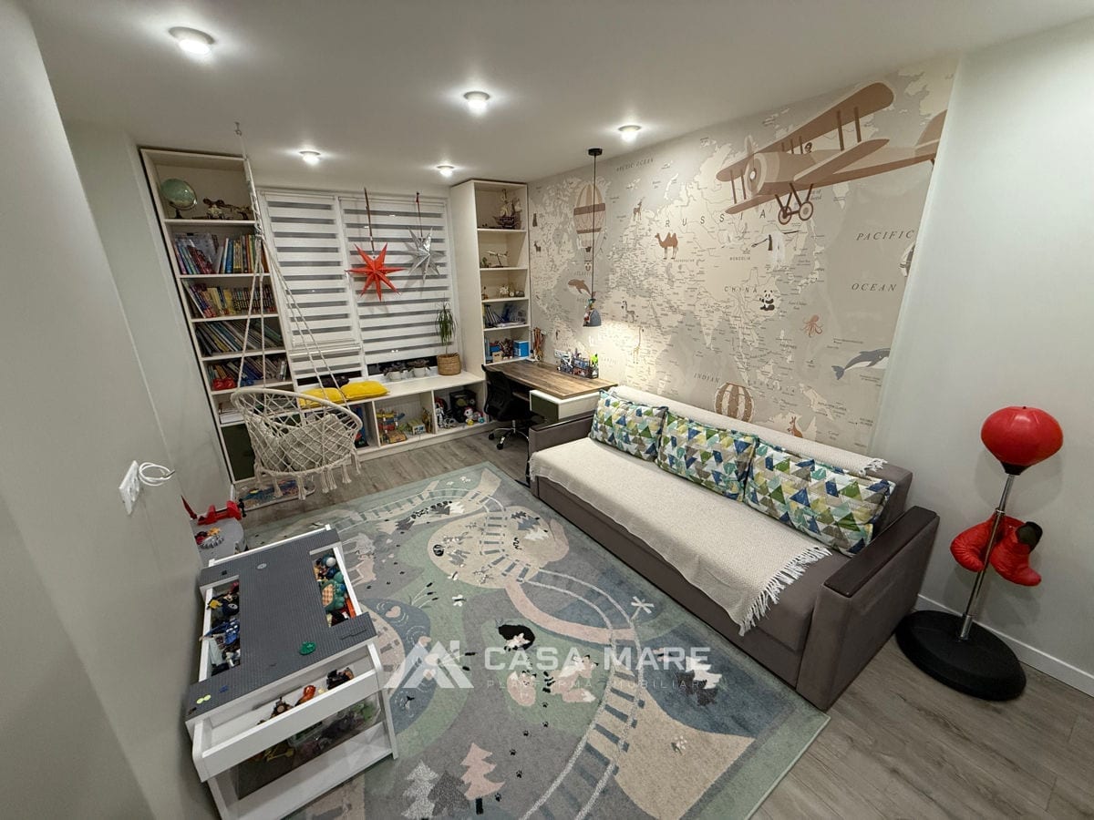 3-комнатная квартира, 78 м², Рышкановка, Кишинёв 4