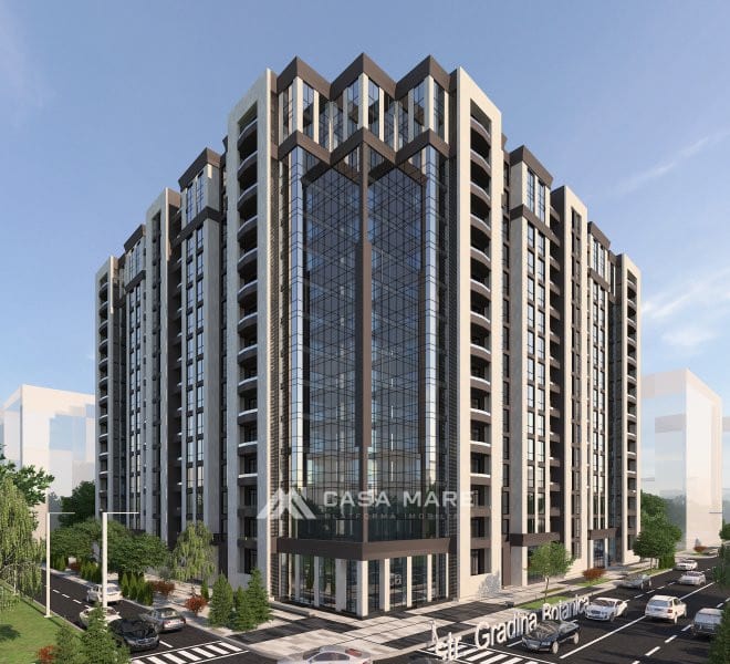 1-комнатная квартира, 64 м², Ботаника, Кишинёв 1