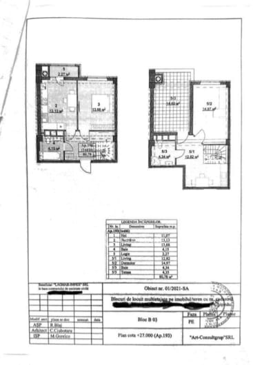2-комнатная квартира, 91 м², Старая Почта, Кишинёв 2