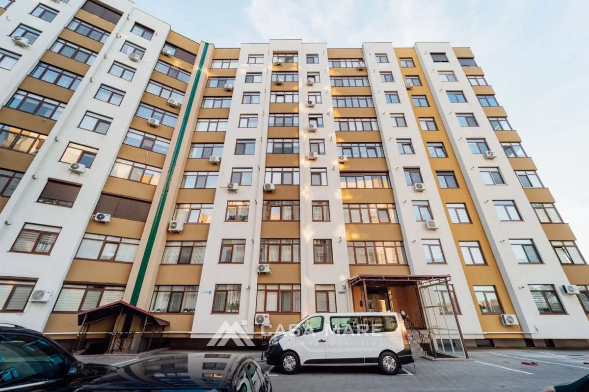 2-комнатная квартира, 70 м², Ботаника, Кишинёв 1