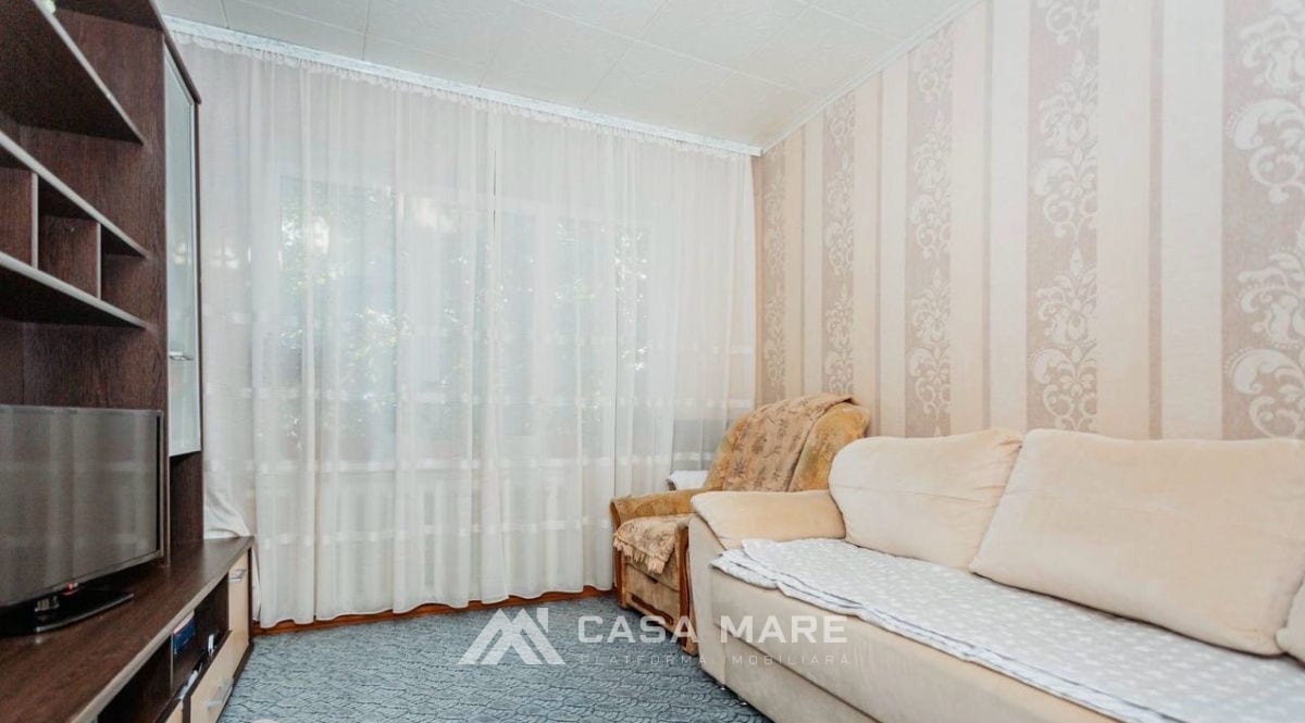 2-комнатная квартира, 58 м², Ботаника, Кишинёв 3