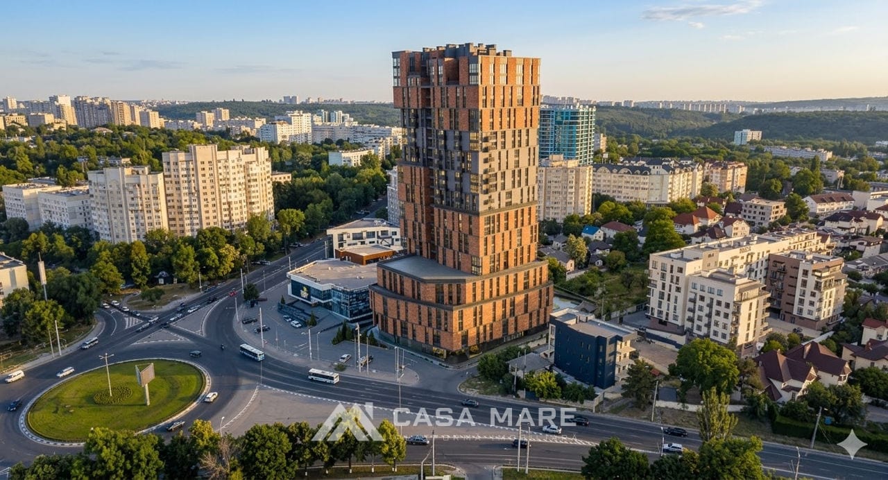 2-комнатная квартира, 68 м², Рышкановка, Кишинёв 1