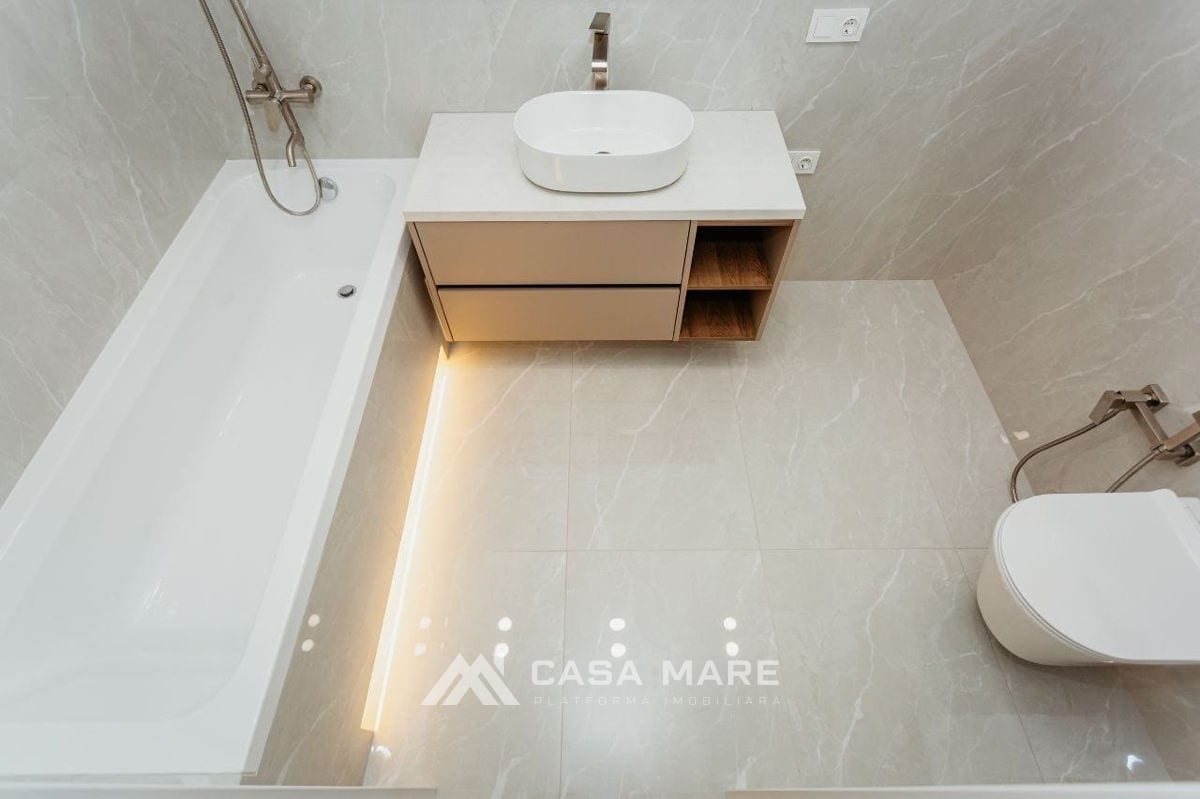 1-комнатная квартира, 46 м², Дурлешты 7