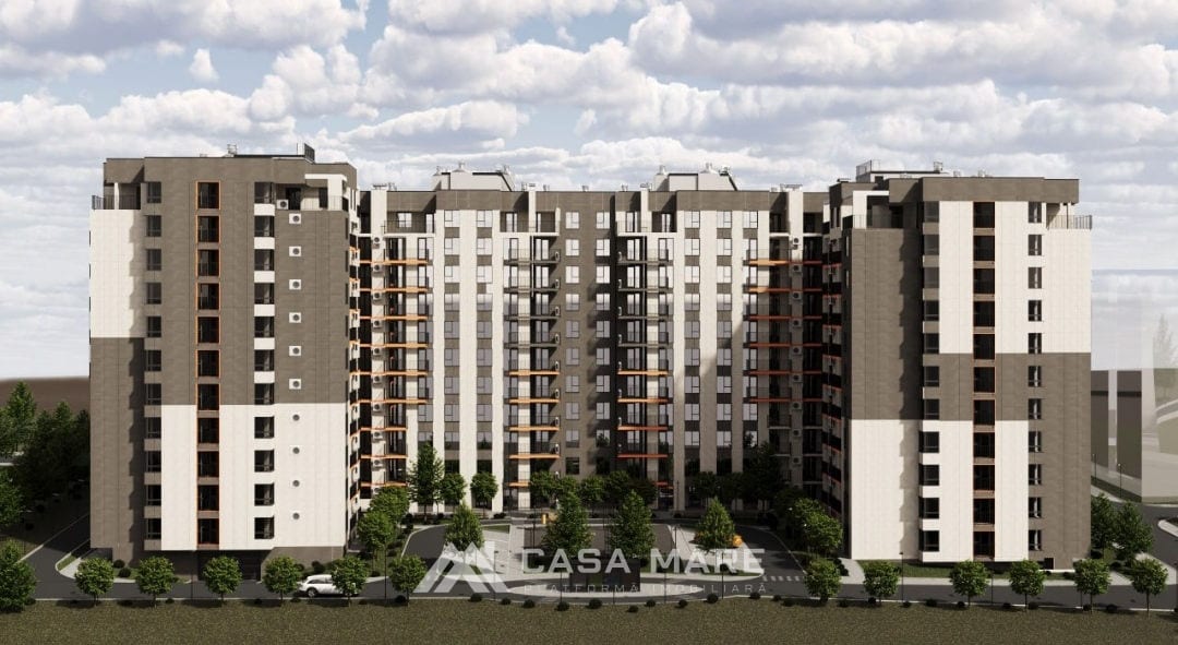Apartament cu 1 cameră, 44 m², Durlești 8