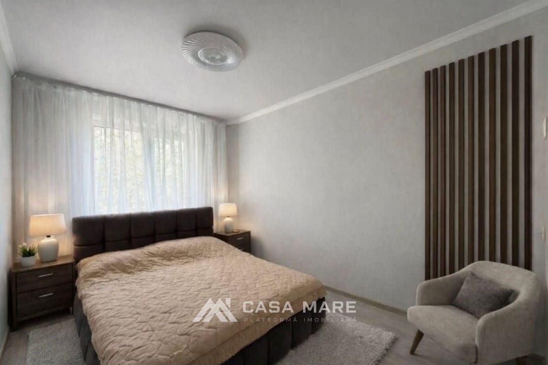 3-комнатная квартира, 60 м², 9 cartier, Bălți 3