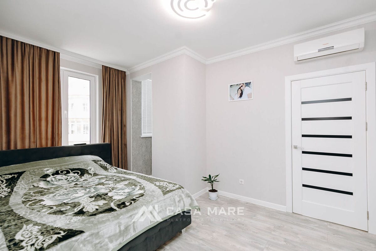 2-комнатная квартира, 55 м², Чеканы, Кишинёв 3