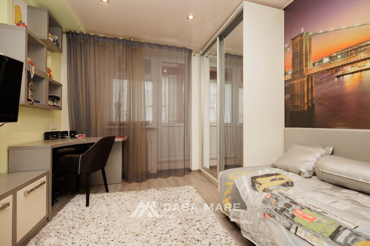 3-комнатная квартира, 70 м², Ботаника, Кишинёв 6