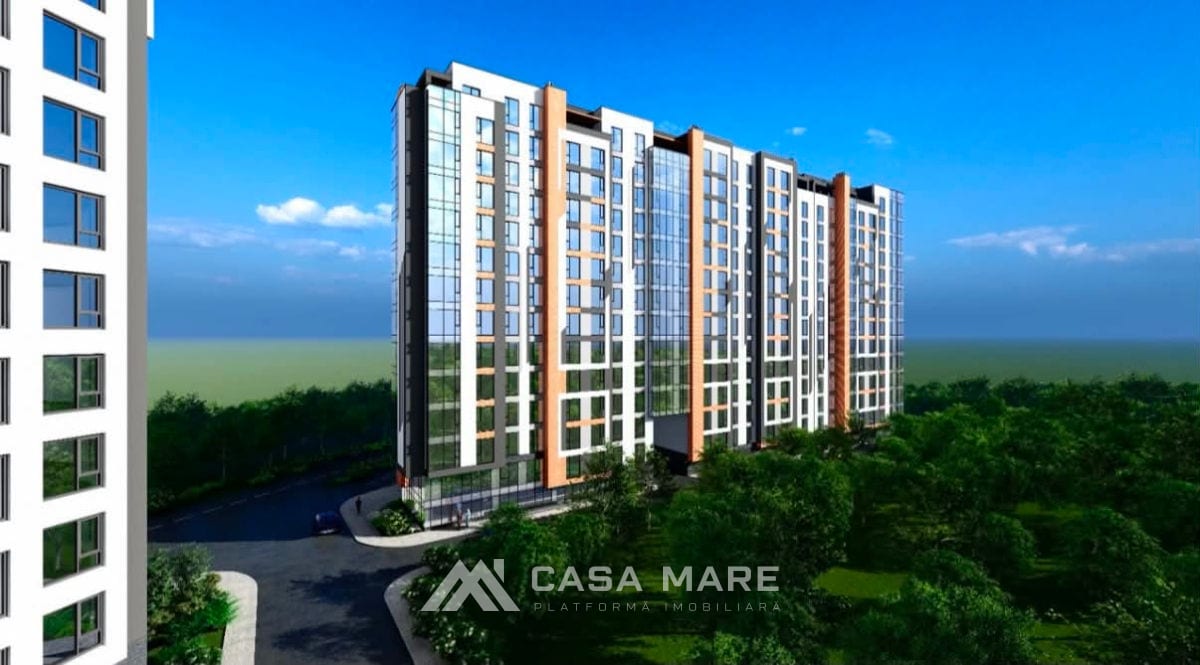 1-комнатная квартира, 50 м², Телецентр, Кишинёв 1