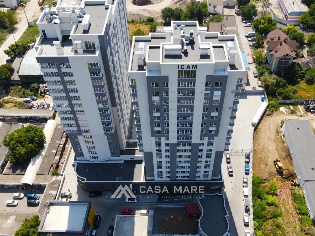 1-комнатная квартира, 52 м², Ботаника, Кишинёв 12