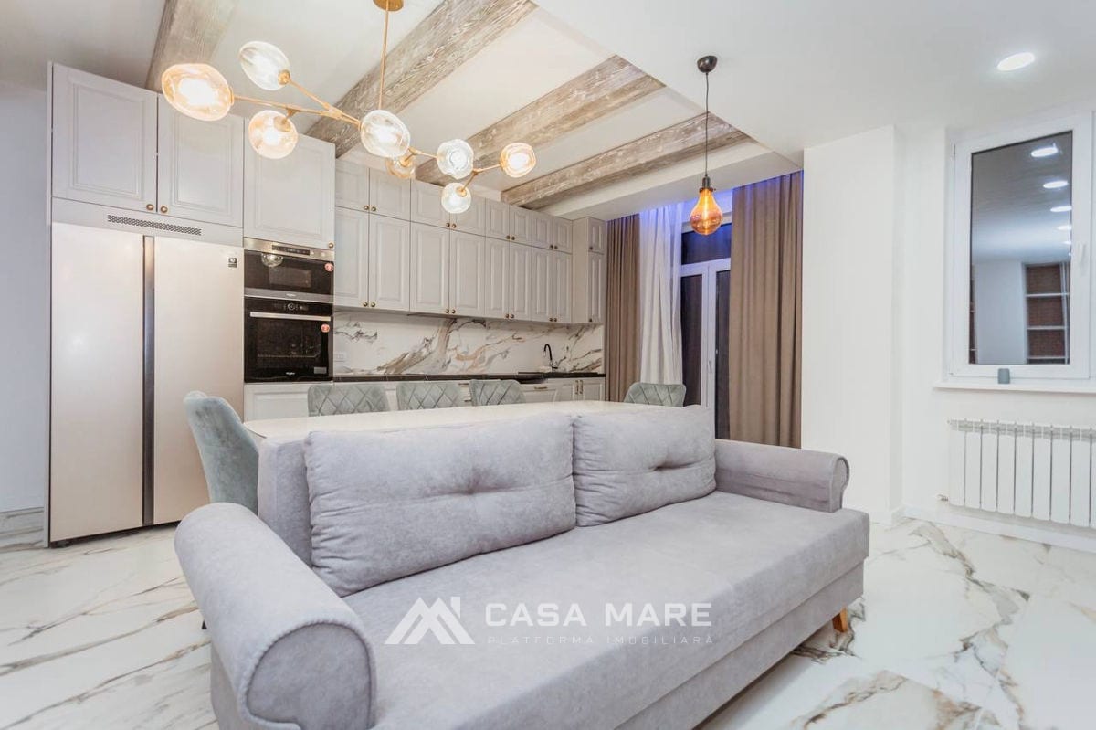 2-комнатная квартира, 90 м², Центр, Кишинёв 3