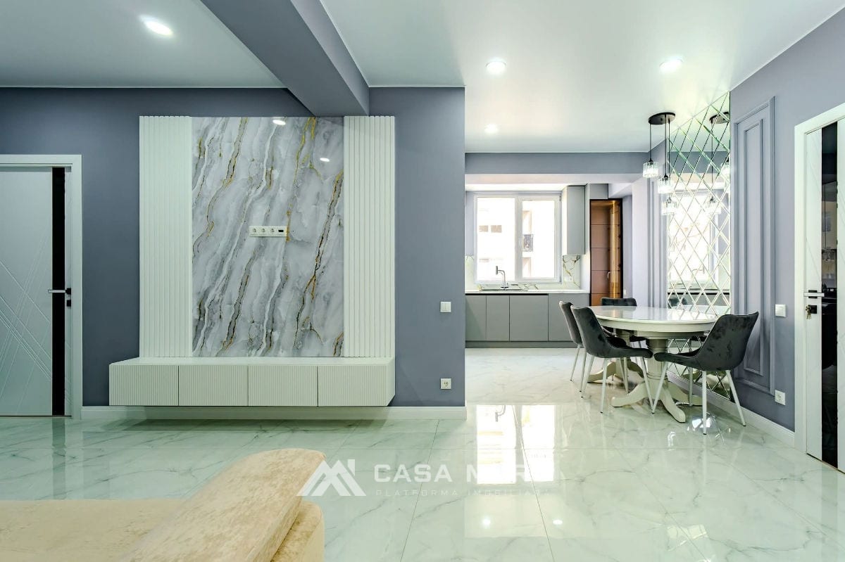 Apartament cu 3 camere, 75 m², Durlești 3