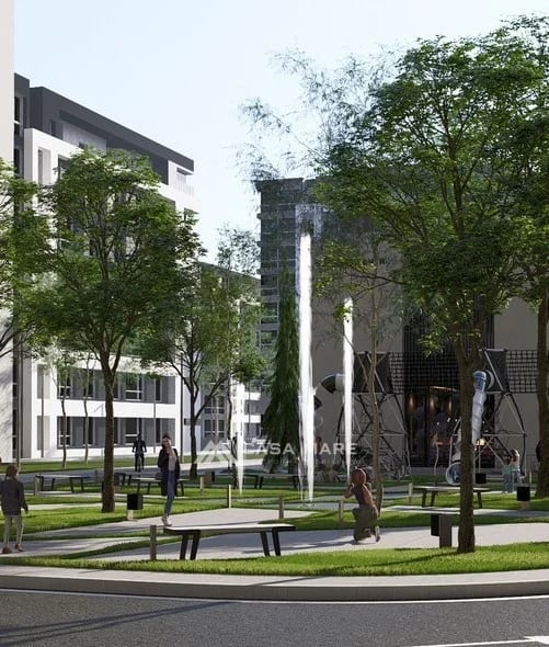 1-комнатная квартира, 39 м², Ботаника, Кишинёв 3