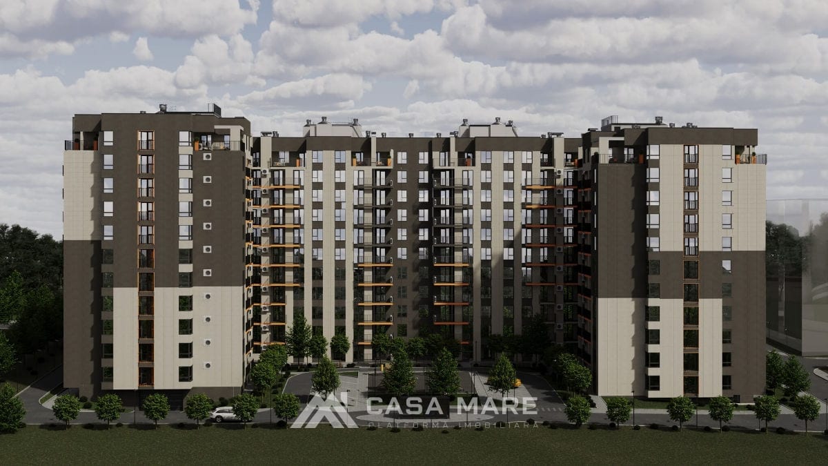 1-комнатная квартира, 36 м², Дурлешты 1