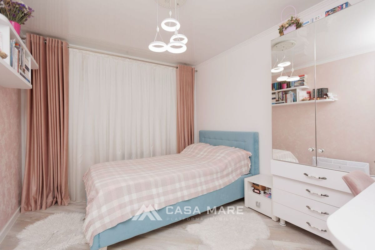 3-комнатная квартира, 70 м², Ботаника, Кишинёв 2