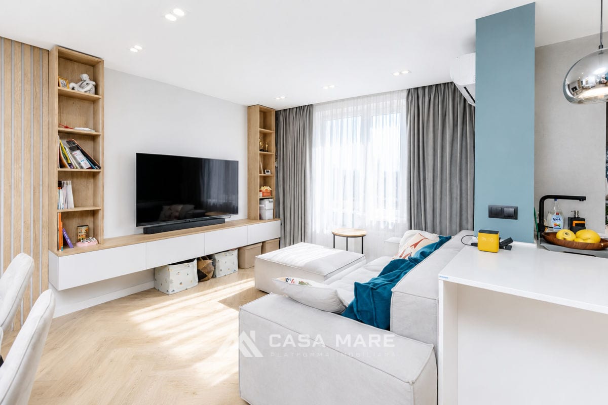 Apartament cu 1 cameră, 70 m², Buiucani, Chișinău 3