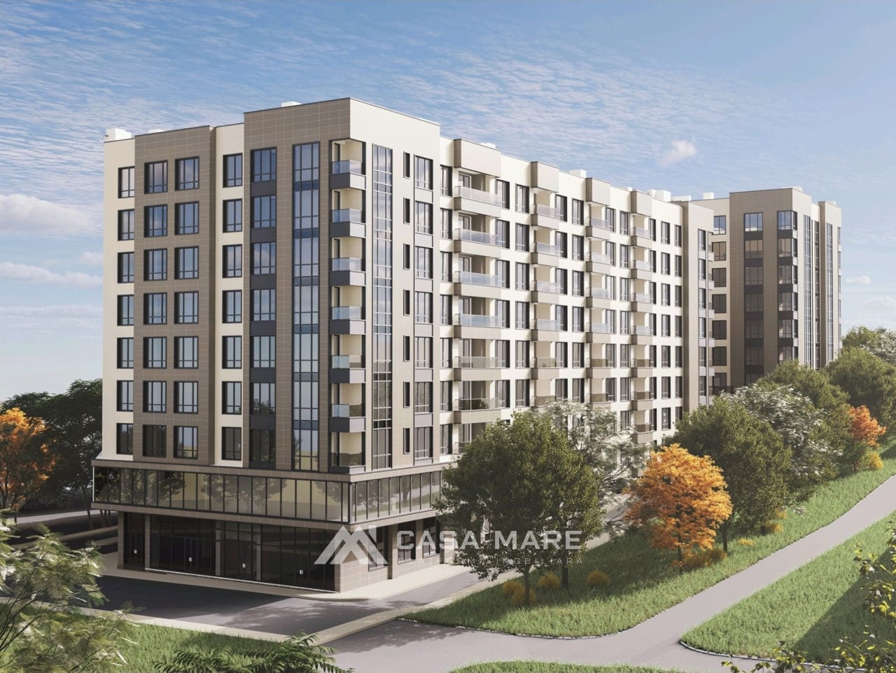 1-комнатная квартира, 46 м², Яловены 5