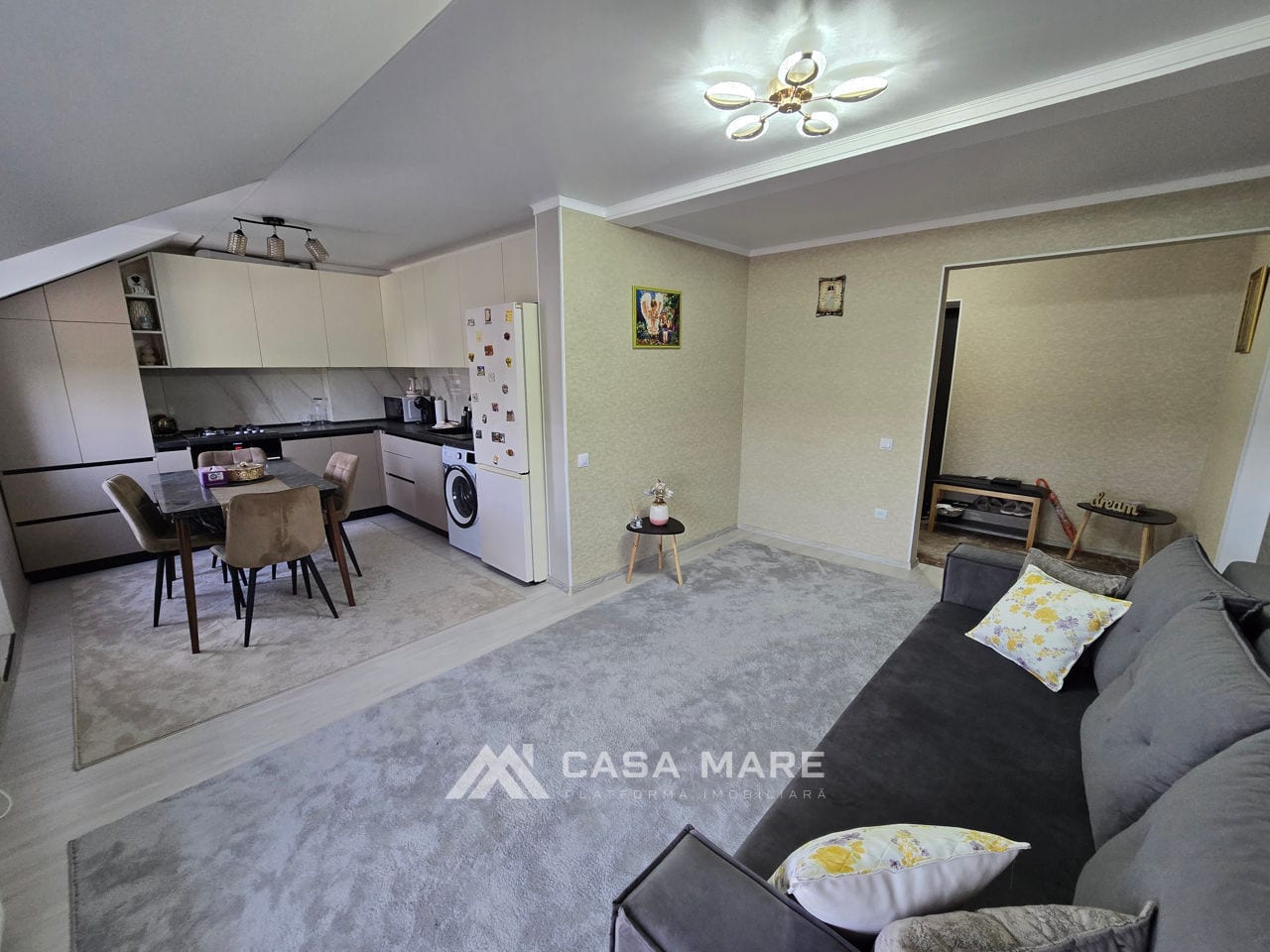 1-комнатная квартира, 64 м², Хынчешты 4