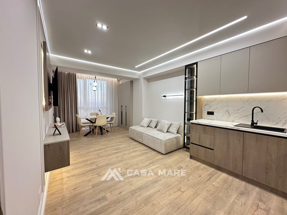 1-комнатная квартира, 49 м², Телецентр, Кишинёв 5