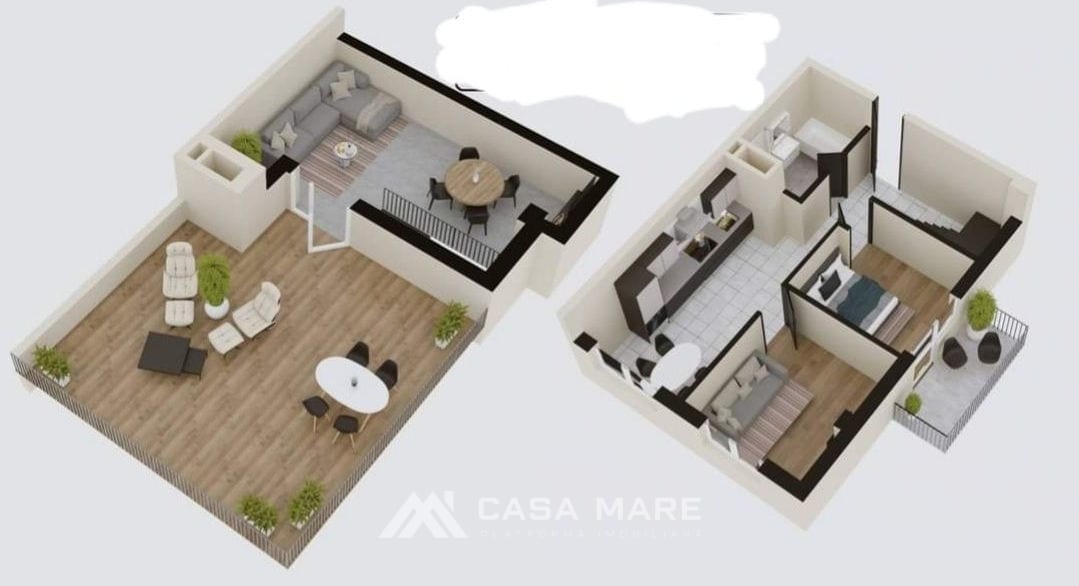 2-комнатная квартира, 99 м², Дурлешты 2