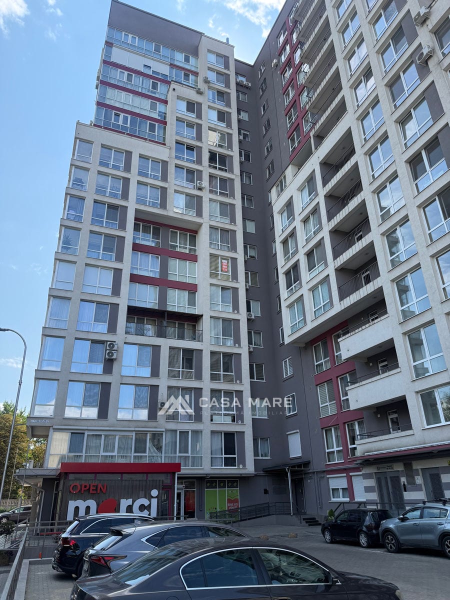 1-комнатная квартира, 51 м², Рышкановка, Кишинёв 14