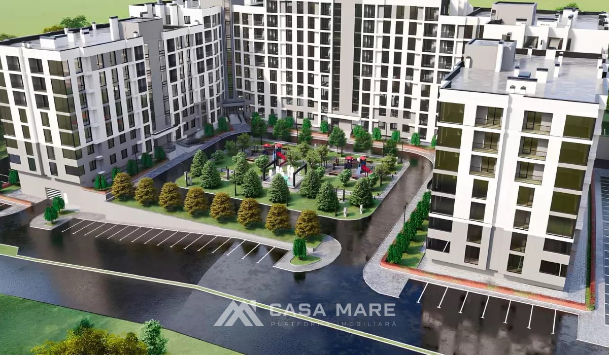 Apartament cu 1 cameră, 44 m², Durlești 1