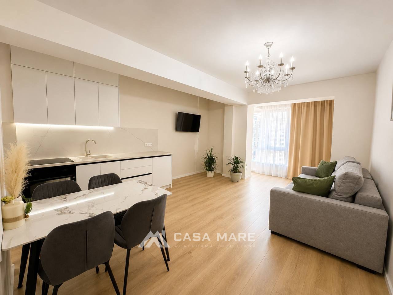 2-комнатная квартира, 64 м², Чеканы, Кишинёв 5