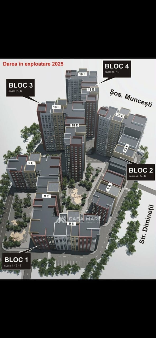 Apartament cu 2 camere, 67 m², Botanica, Chișinău 6