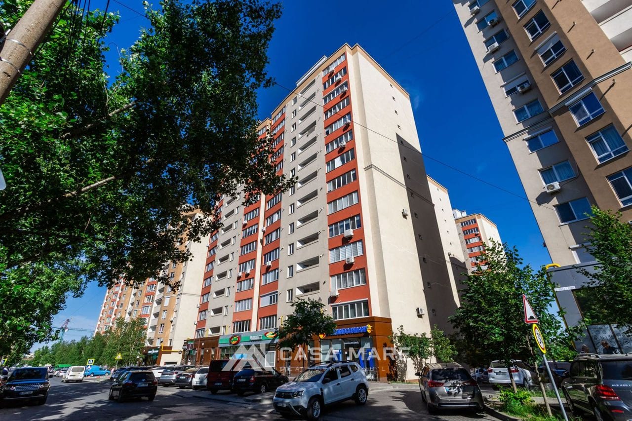 1-комнатная квартира, 48 м², Чеканы, Кишинёв 1