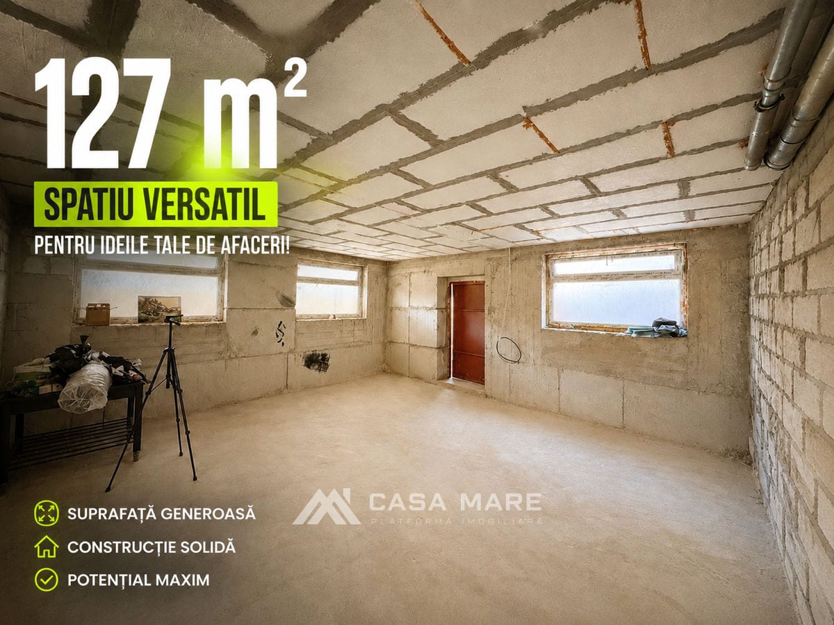 Spațiu comercial, 127 m², Stăuceni 1