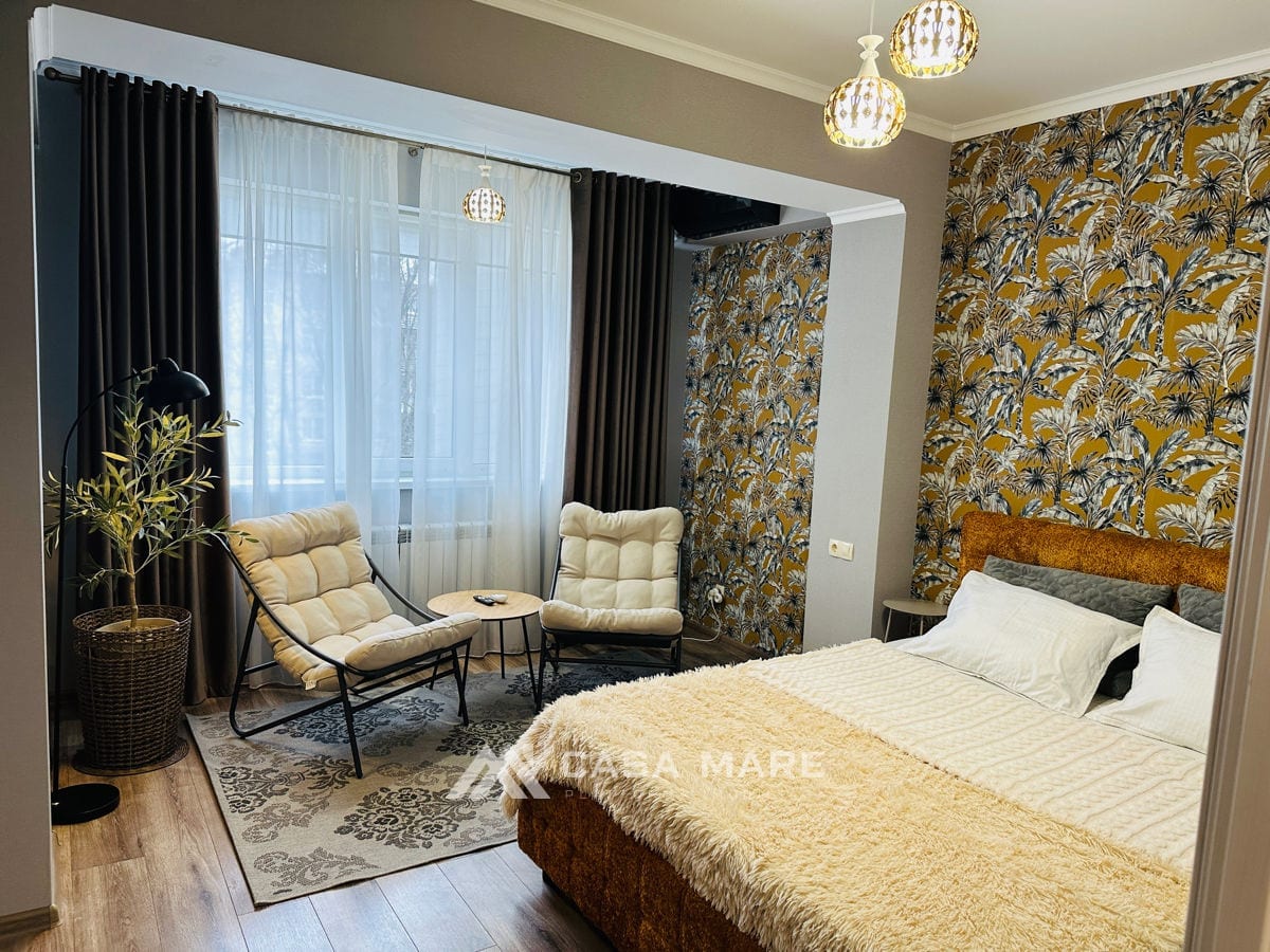1-комнатная квартира, 43 м², Рышкановка, Кишинёв 2