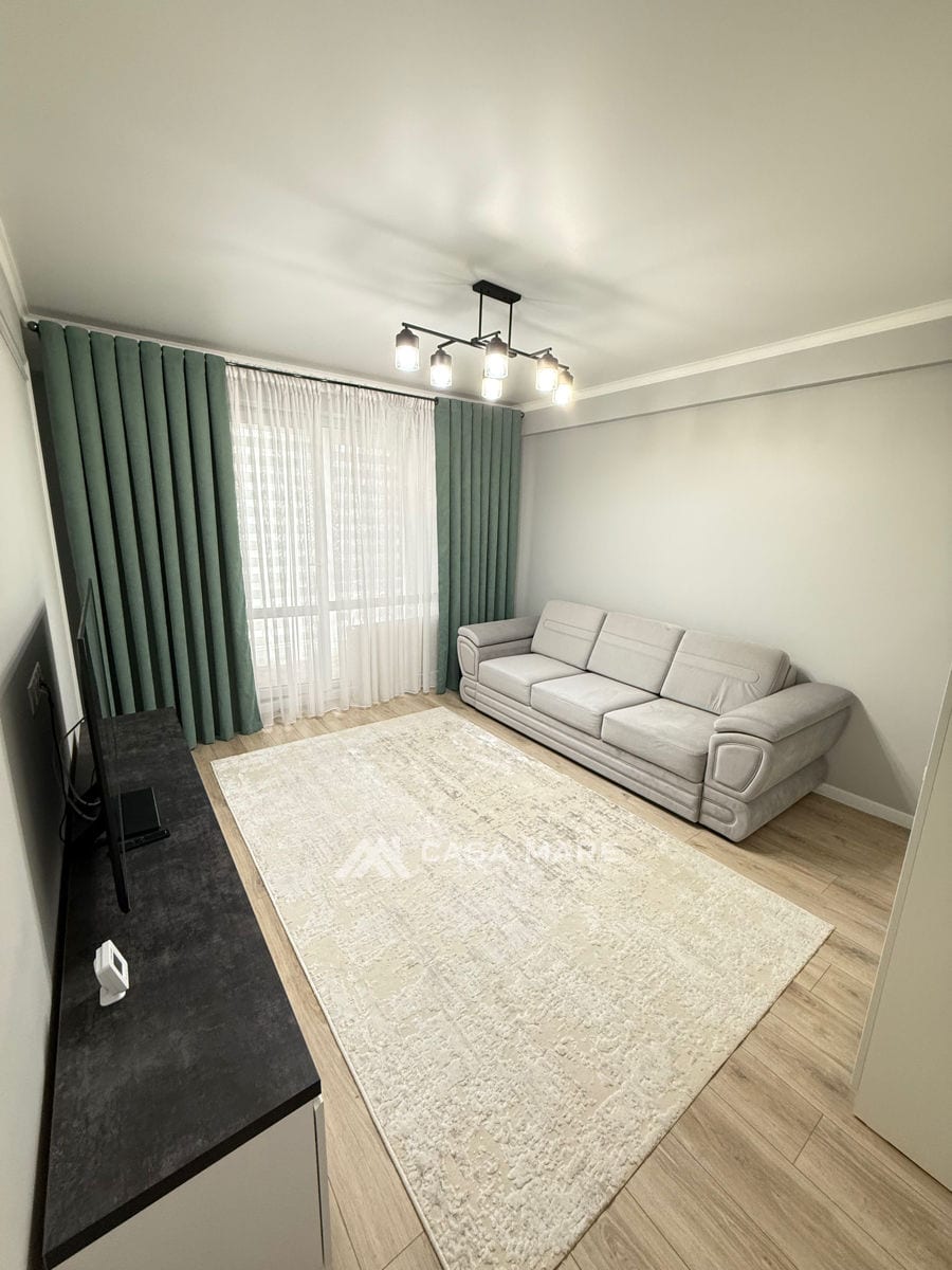 1-комнатная квартира, 51 м², Рышкановка, Кишинёв 3