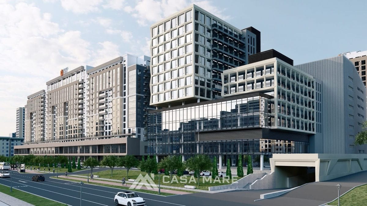 1-комнатная квартира, 47 м², Рышкановка, Кишинёв 1