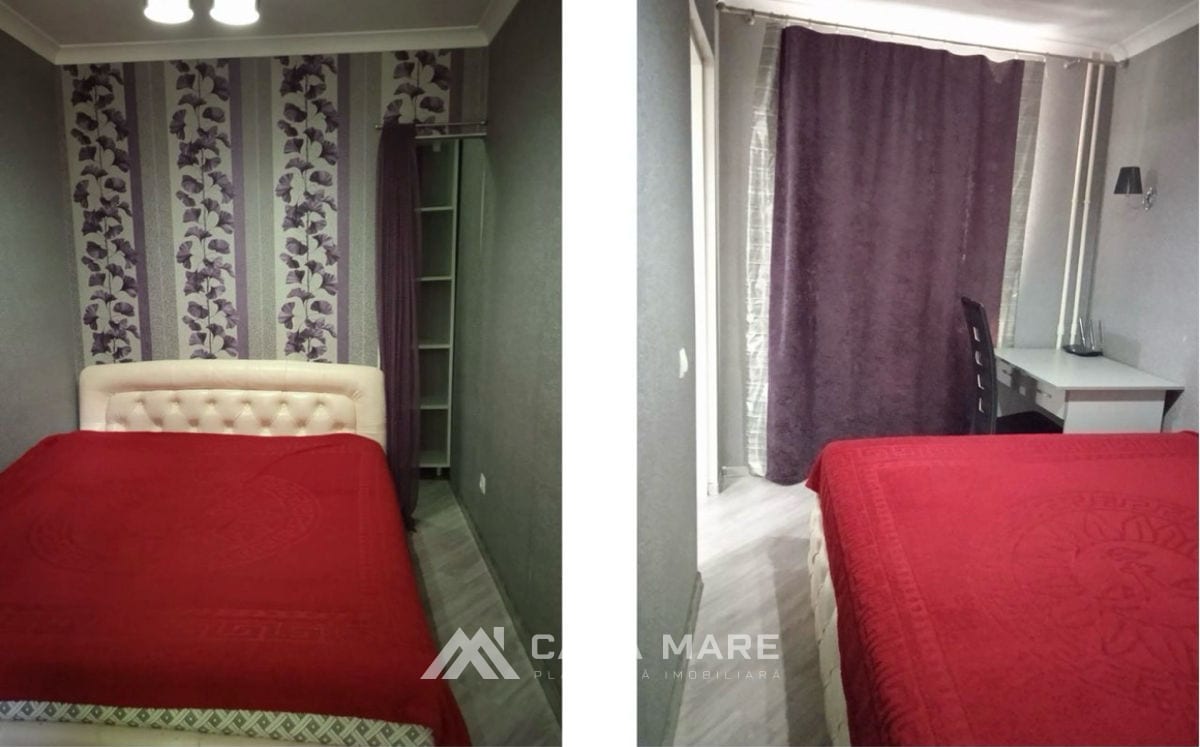 3-комнатная квартира, 51 м², Рышкановка, Кишинёв 2