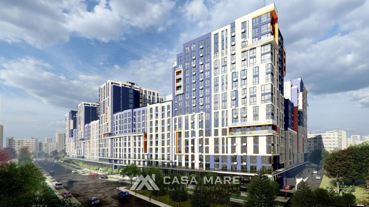 3-комнатная квартира, 85 м², Рышкановка, Кишинёв 1