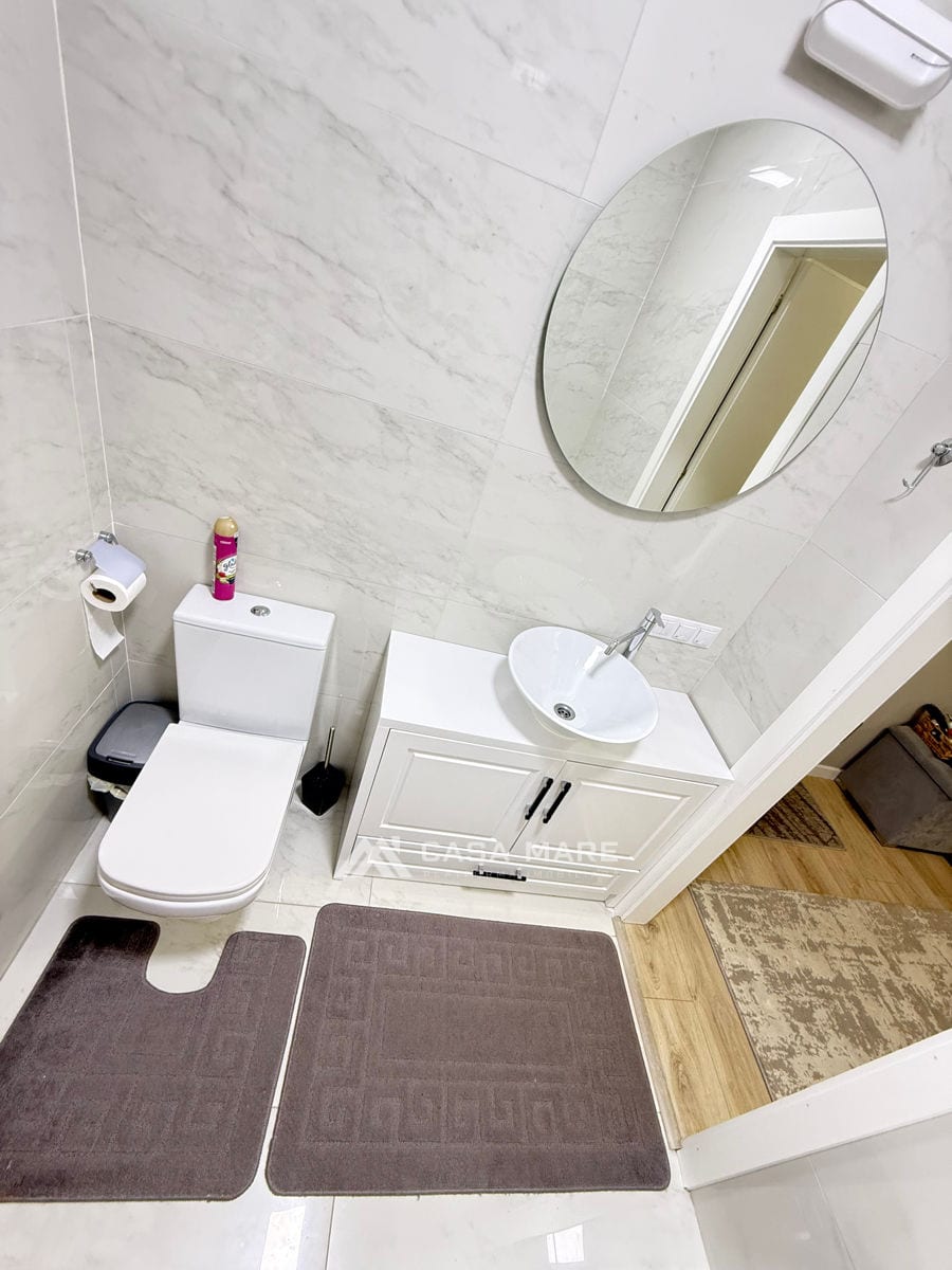 1-комнатная квартира, 51 м², Рышкановка, Кишинёв 7