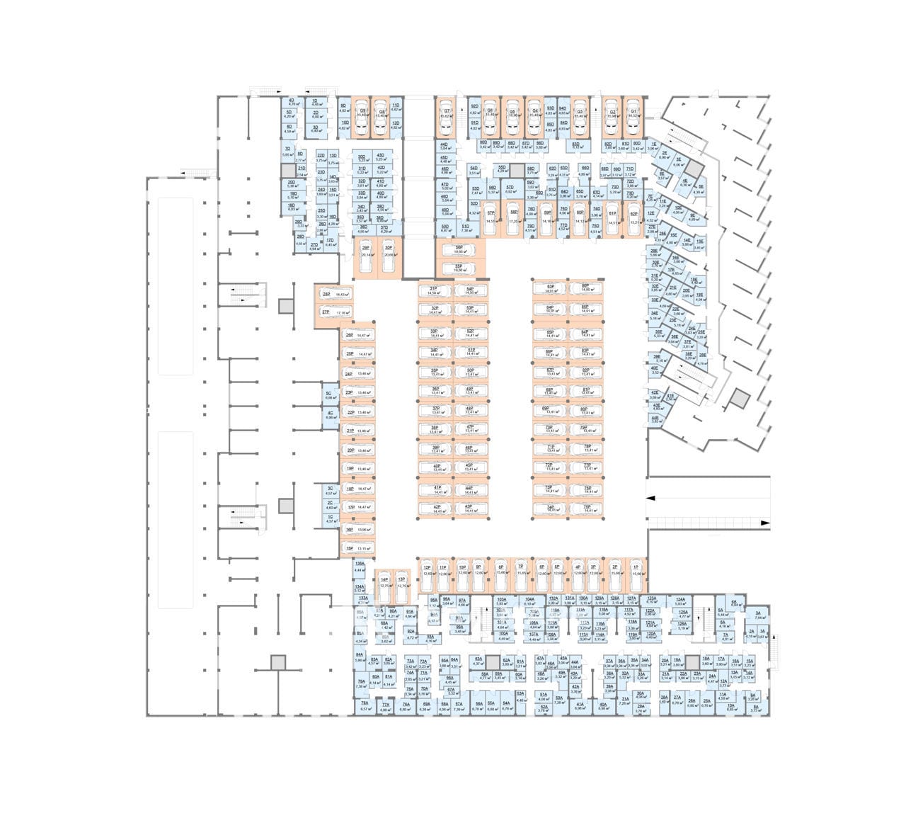 1-комнатная квартира, 44 м², Ботаника, Кишинёв 4