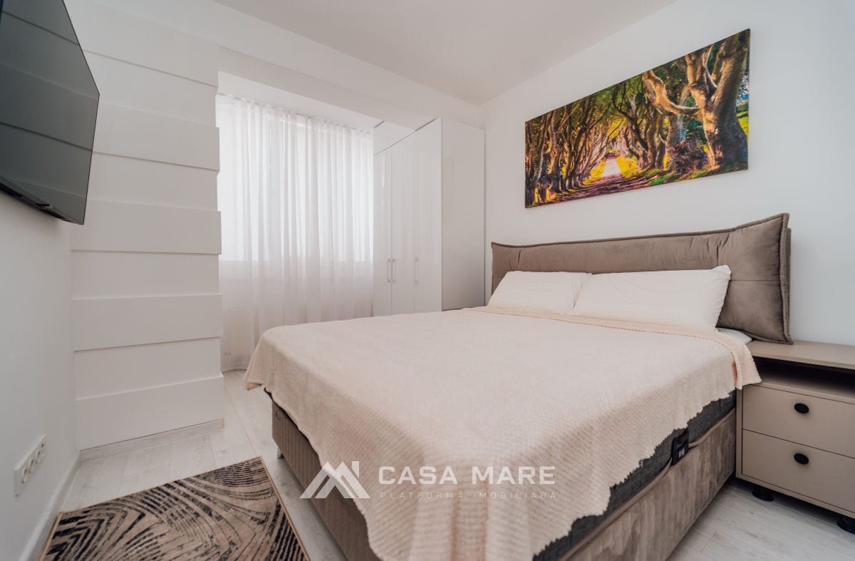 1-комнатная квартира, 49 м², Чеканы, Кишинёв 4