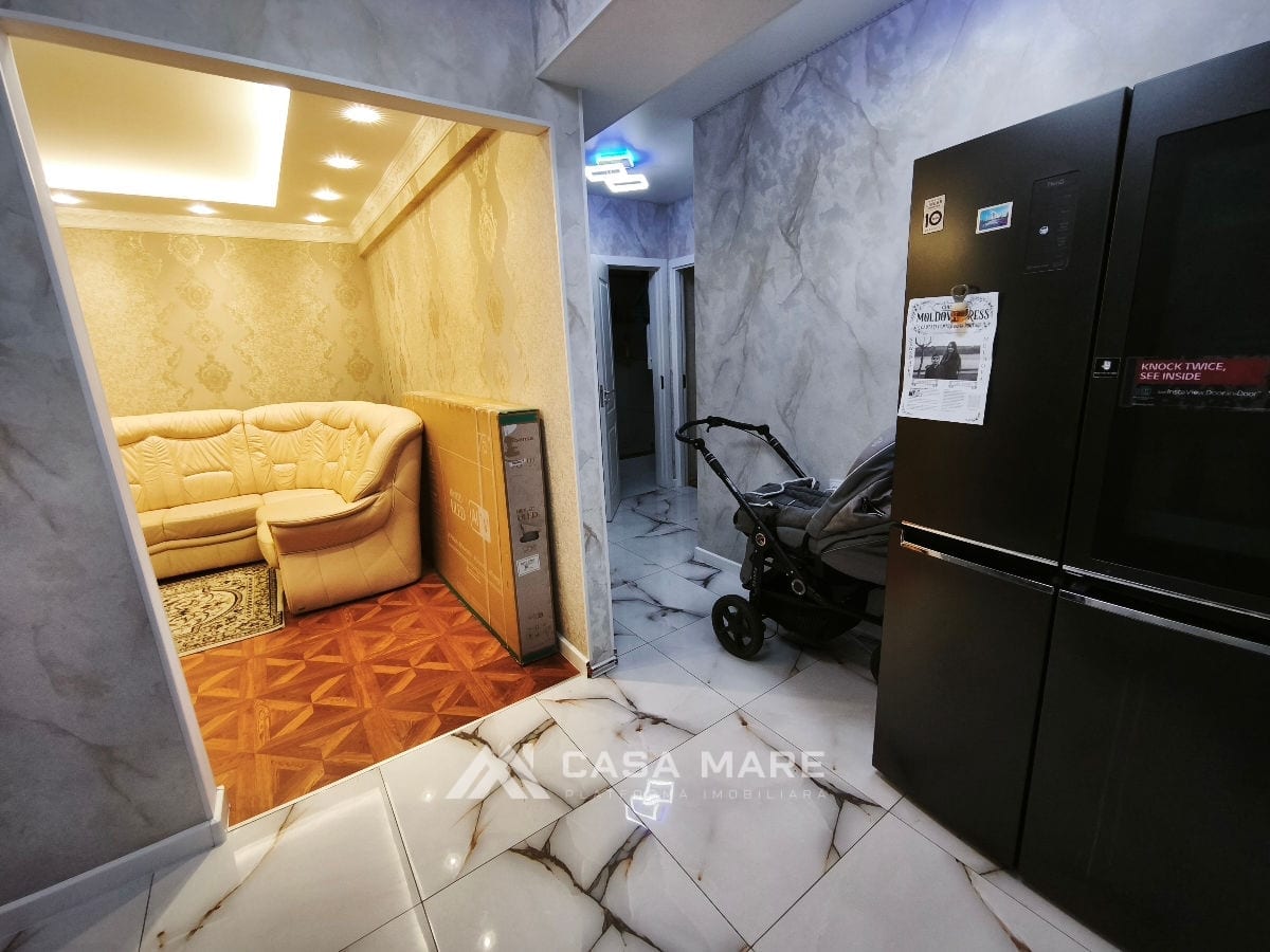 3-комнатная квартира, 74 м², Дурлешты 2