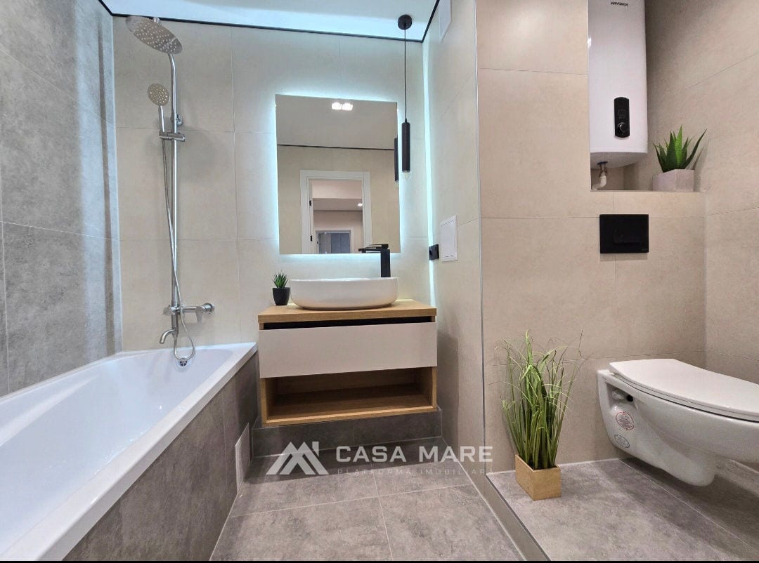 2-комнатная квартира, 55 м², Чеканы, Кишинёв 5