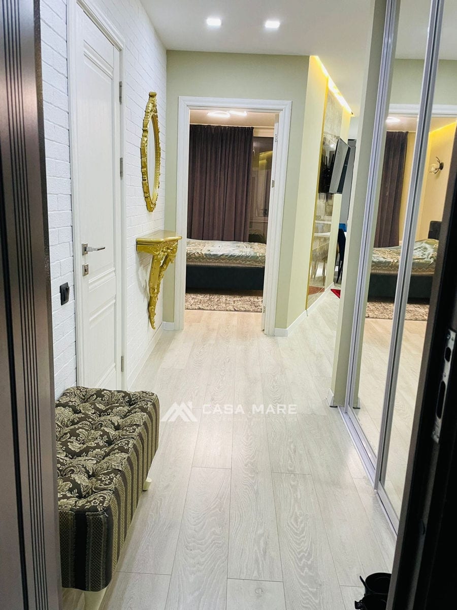 1-комнатная квартира, 48 м², Рышкановка, Кишинёв 8