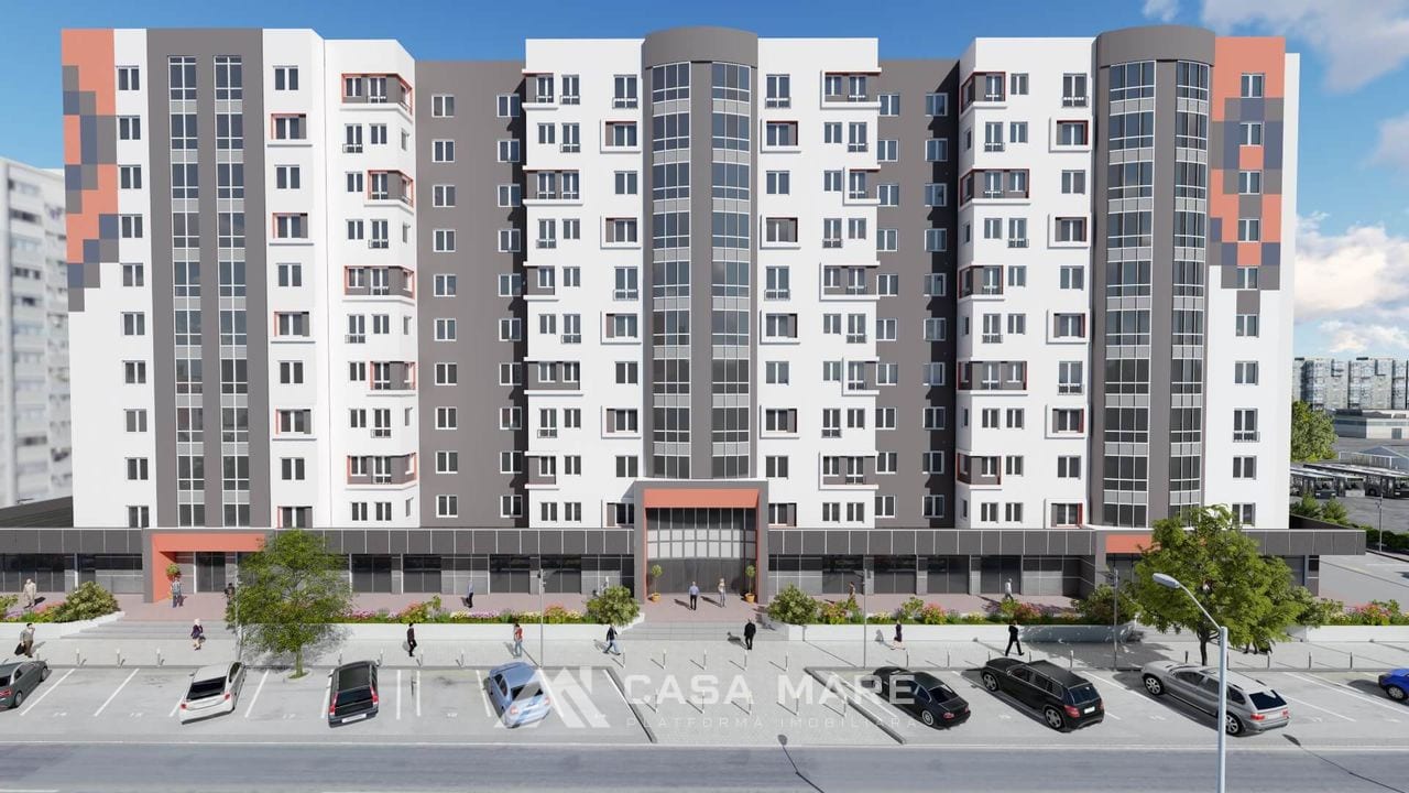 Apartament cu 1 cameră, 44 m², Botanica, Chișinău 2