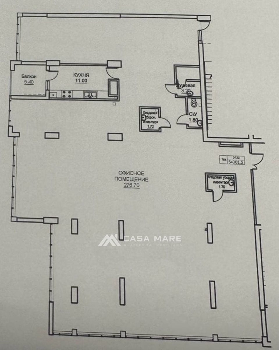 Spațiu comercial, 302 m², Ciocana, Chișinău 2