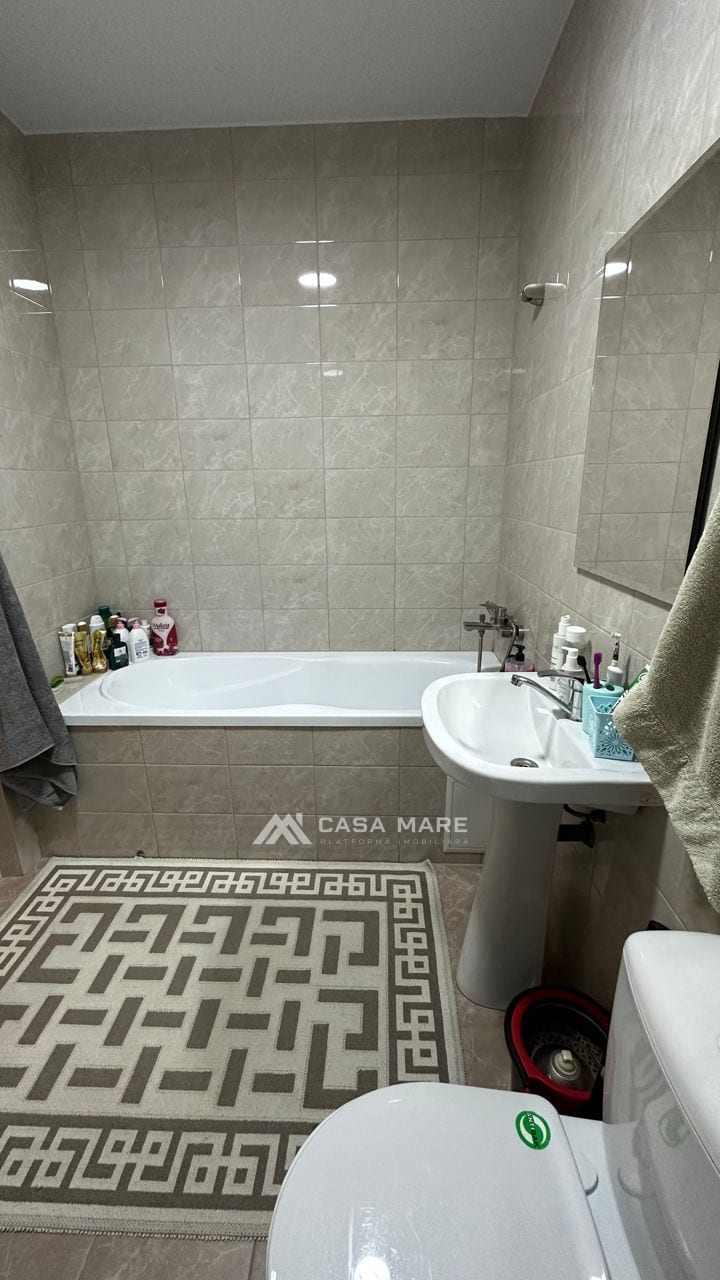1-комнатная квартира, 53 м², Чеканы, Кишинёв 5