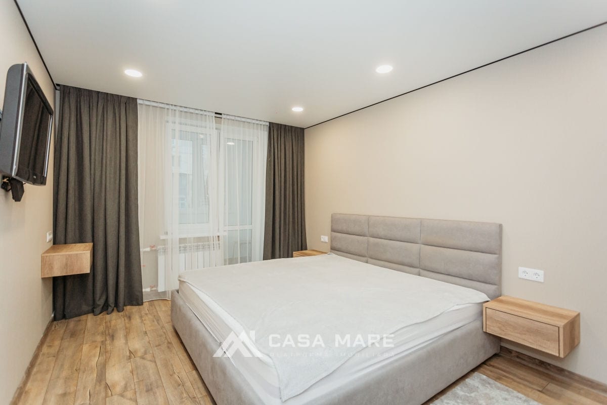 1-комнатная квартира, 52 м², Рышкановка, Кишинёв 7