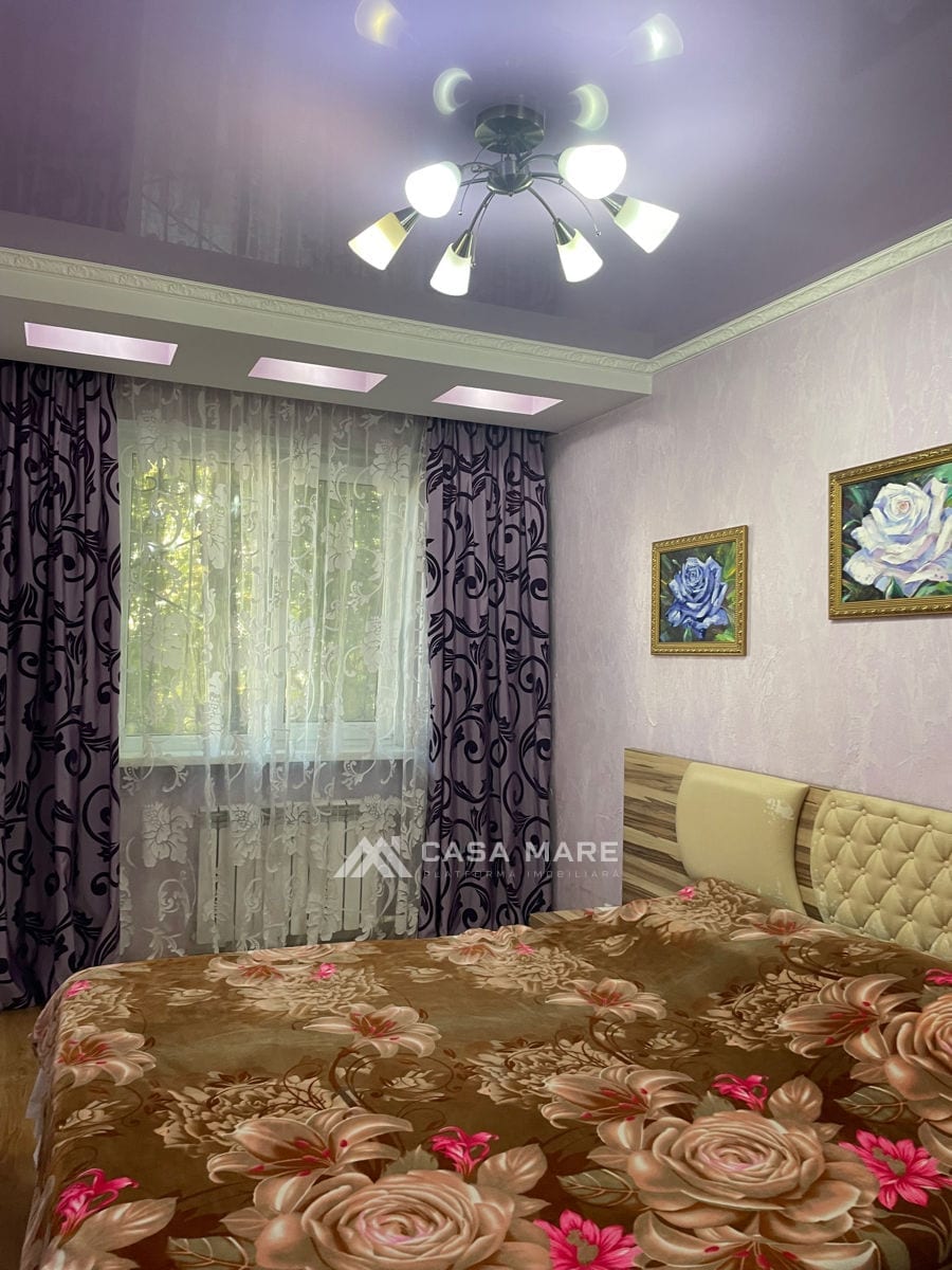 3-комнатная квартира, 57 м², Ботаника, Кишинёв 3