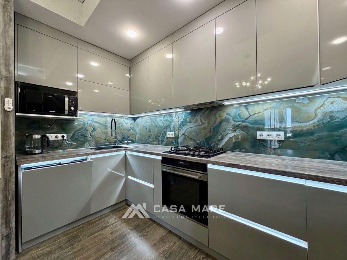 2-комнатная квартира, 85 м², Рышкановка, Кишинёв 7