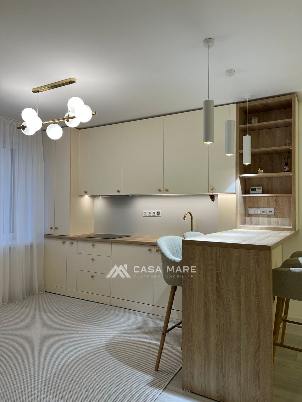Apartament cu 2 camere, 68 m², Durlești 4
