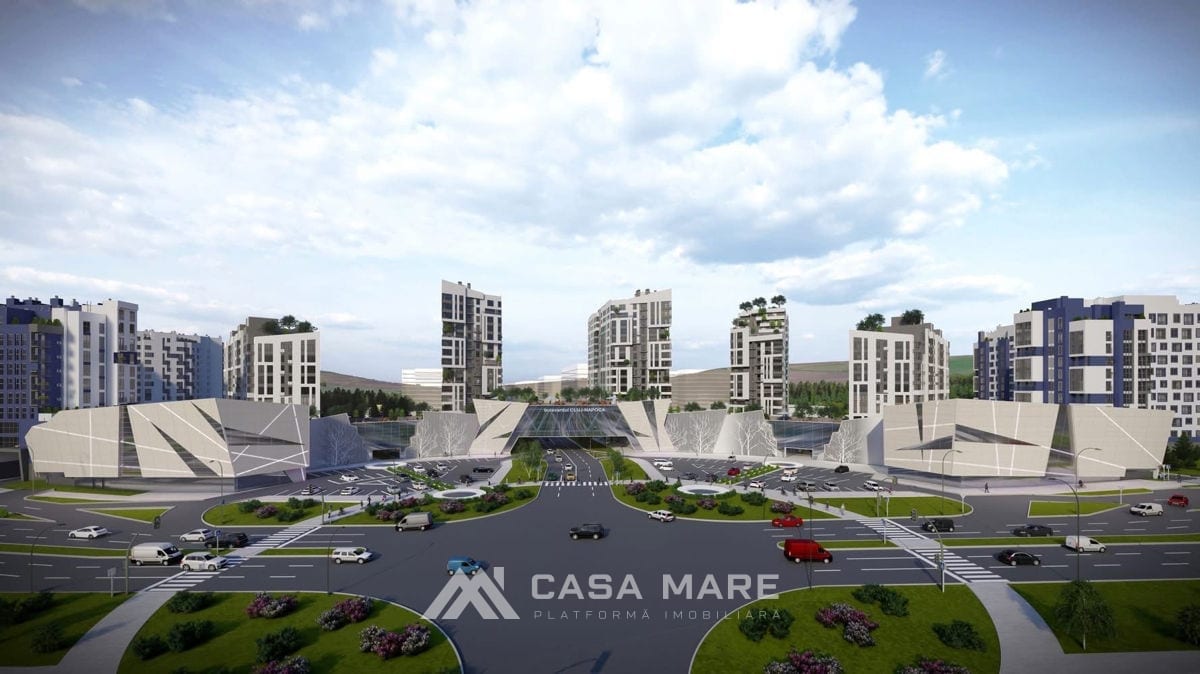 1-комнатная квартира, 51 м², Старая Почта, Кишинёв 1