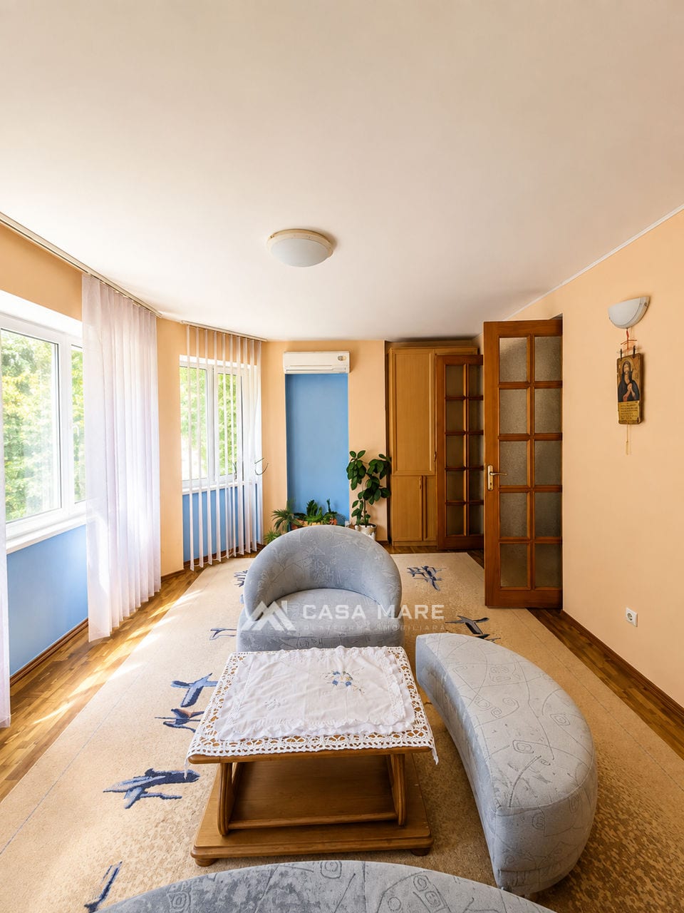 3-комнатная квартира, 80 м², Рышкановка, Кишинёв 3