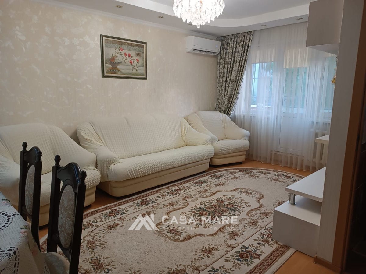 3-комнатная квартира, 60 м², Ботаника, Кишинёв 1